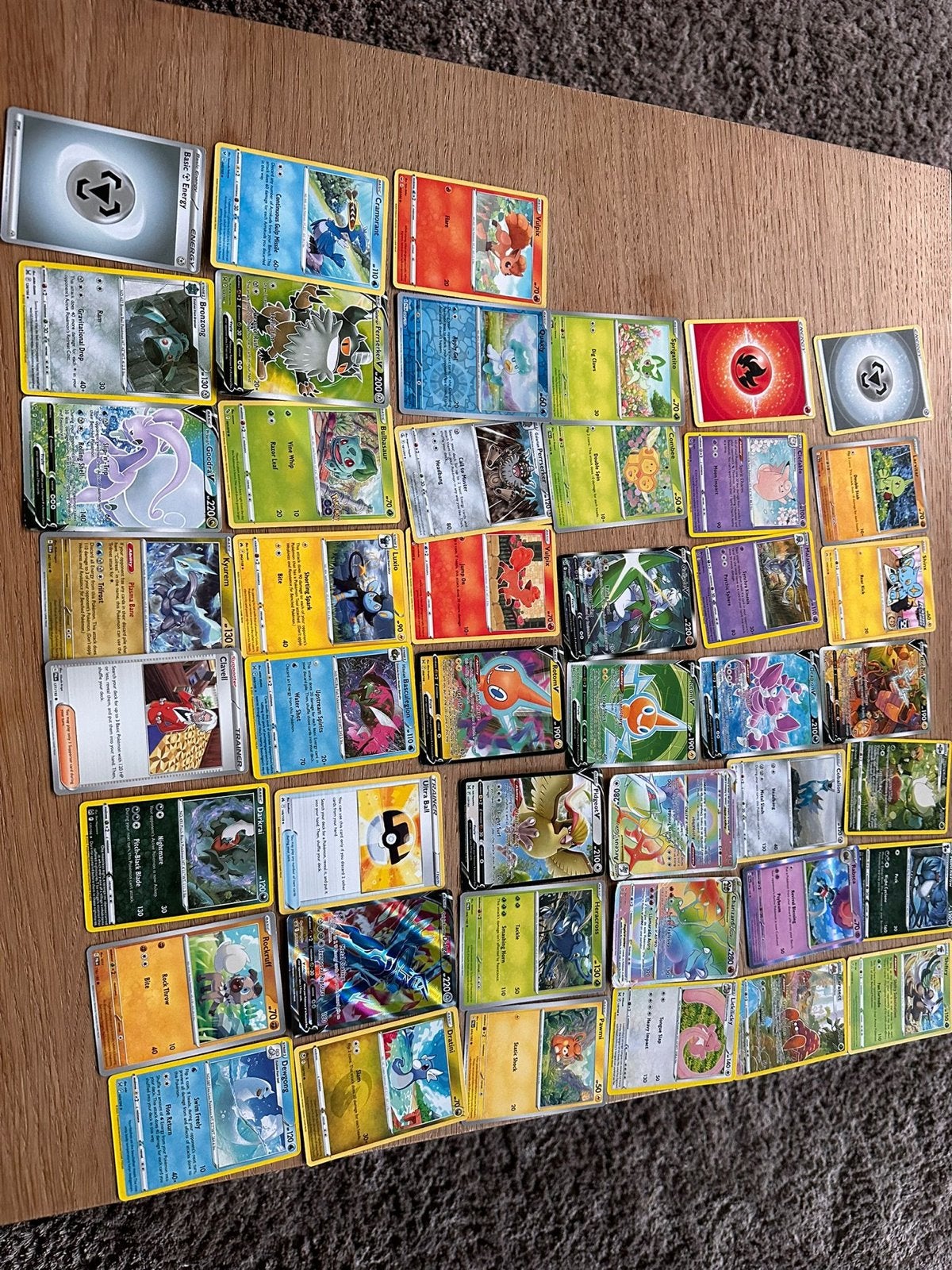 Pokémon Kaarten Collectie - Diverse V, VSTAR & Holo's, Ophalen of Verzenden, Gebruikt, Meerdere kaarten