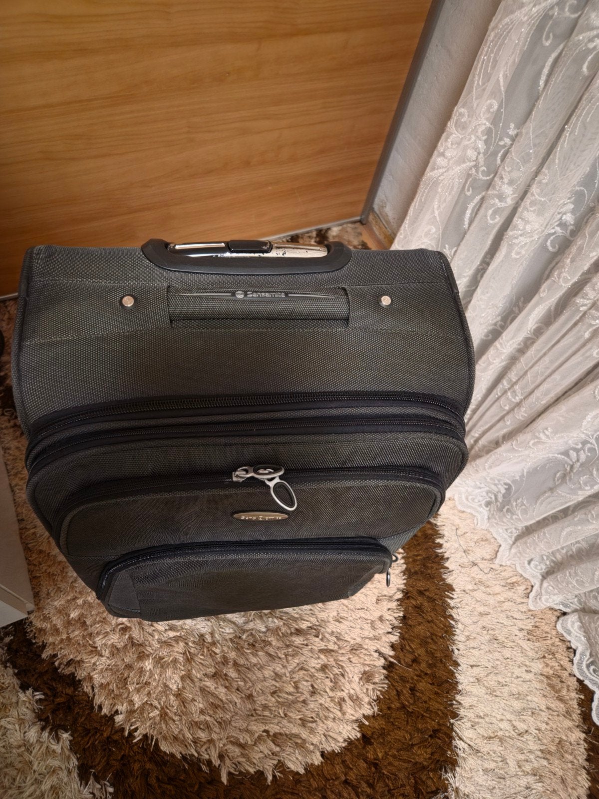 Samsonite reiskoffer met wieltjes en uitschuifbare handgreep, Gebruikt, 50 tot 60 cm, Ophalen of Verzenden, 35 tot 45 cm