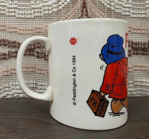 Douwe Egberts Paddington beer "Take a break" beker / mug, Huis en Inrichting, Vintage, Nieuw, Ophalen of Verzenden, Kop(pen) en/of Schotel(s)