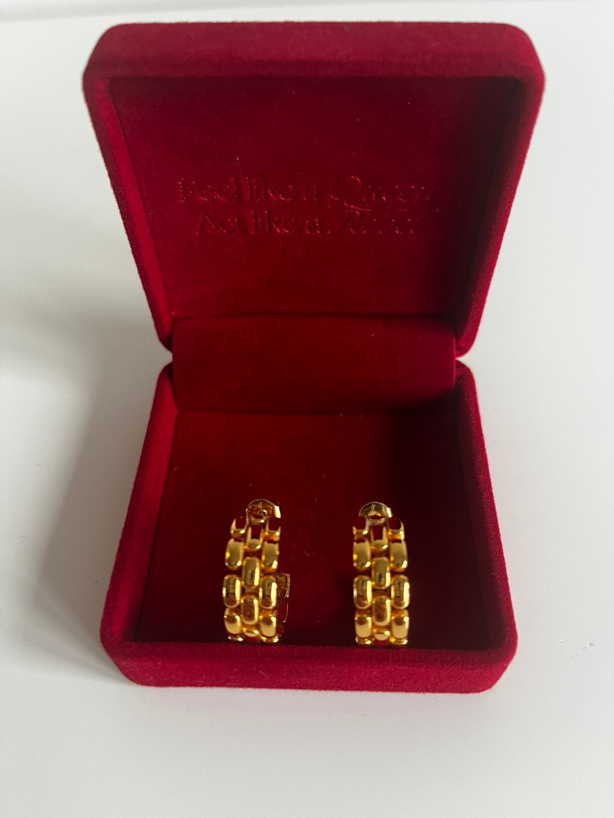 Franky Amsterdam - De Sienna oorringen, Sieraden, Tassen en Uiterlijk, Ophalen of Verzenden, Nieuw, Goud, Overige materialen