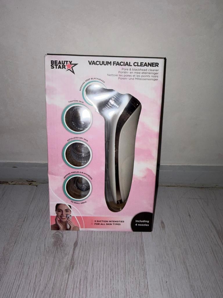 Nieuw Beauty Star Vacuum Facial Cleaner, Ophalen of Verzenden, Nieuw, Gehele gezicht, Reiniging