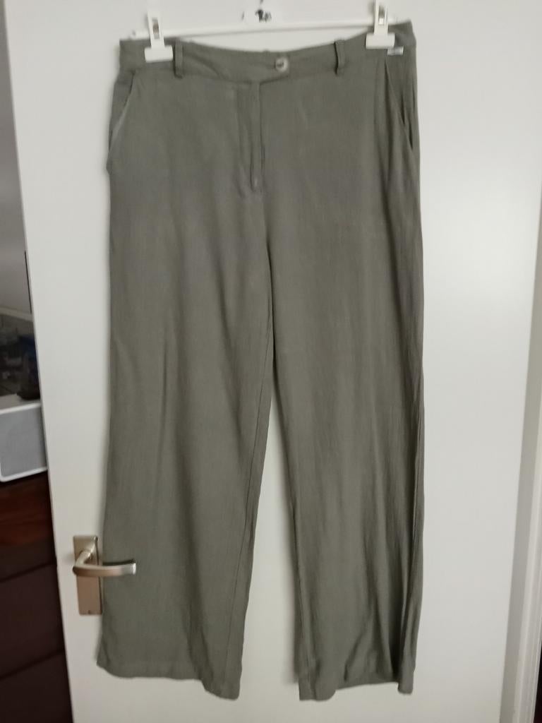 Broek, XL, groen, wijd model, merk Simple, Ophalen of Verzenden, Groen, Lang