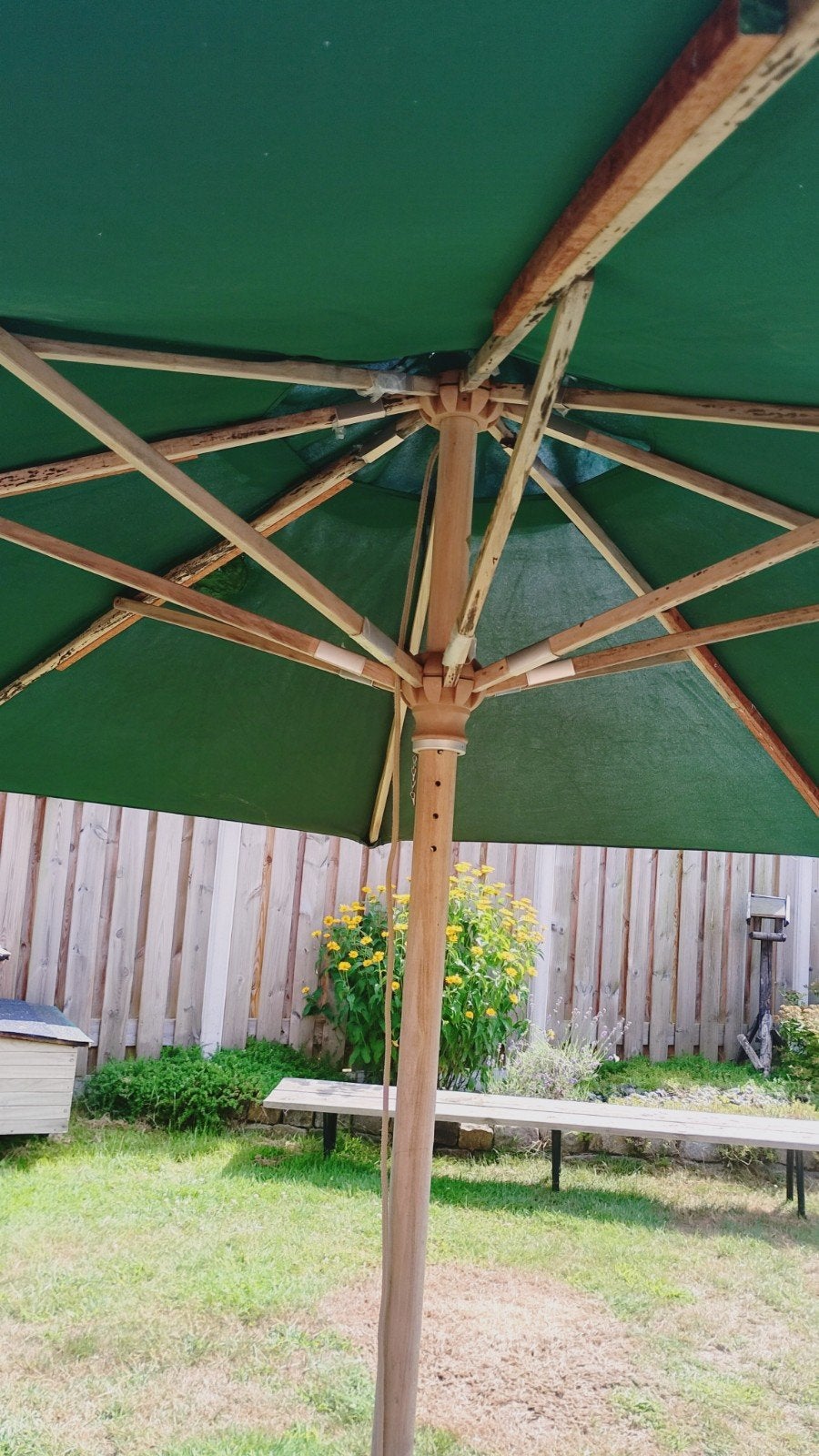 Parasol 3 m, Ophalen, Wasrek