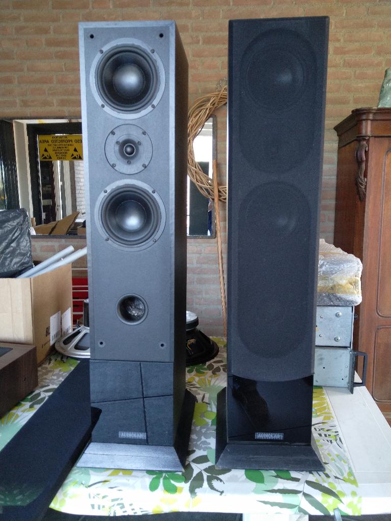 Audiolab Forto luidsprekerboxen te koop, Audio, Tv en Foto, Luidsprekers, Gebruikt, Overige typen, 60 tot 120 watt, Ophalen