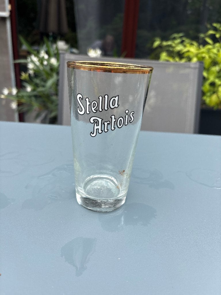Vintage Stella Artois Boerke bierglas, Verzamelen, Biermerken, Ophalen of Verzenden, Zo goed als nieuw, Glas of Glazen, Stella Artois