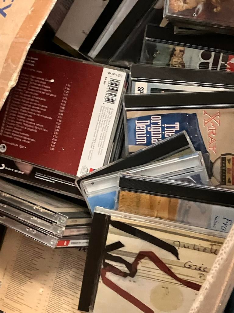 Dozen cd's en doos lp's, Ophalen of Verzenden, Gebruikt