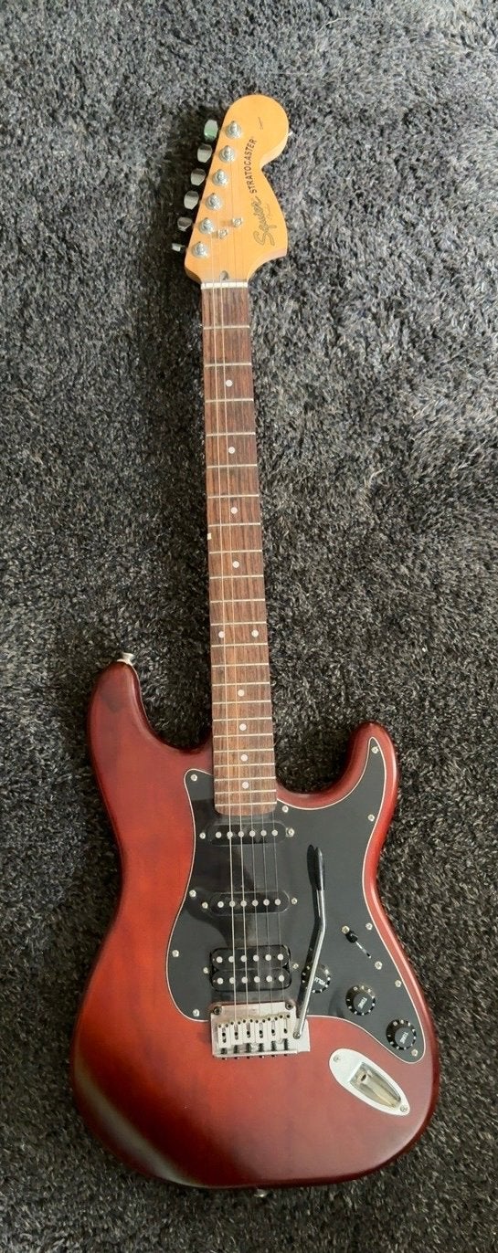 Fender Squier Standard Stratocaster HSS 2005, Ophalen of Verzenden, Gebruikt