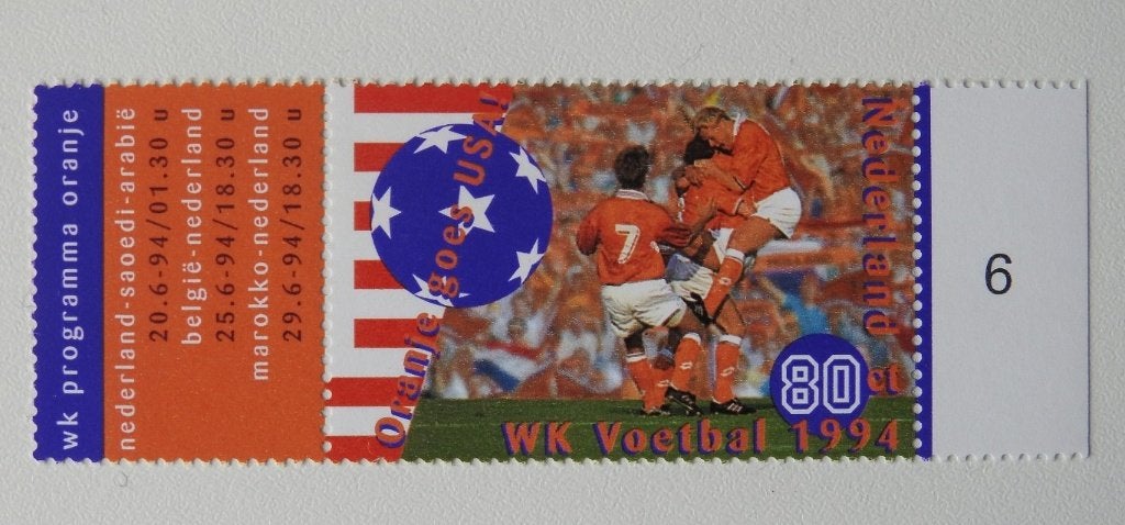 W.K.  voetbal 1994, Verzenden, Na 1940, Postfris