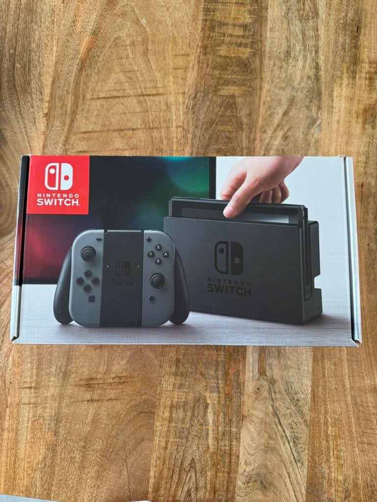 Nintendo Switch v1 (Unpatched/RCM Ready) - Compleet in doos!, Ophalen of Verzenden, Zo goed als nieuw, Met 2 controllers, Switch Original