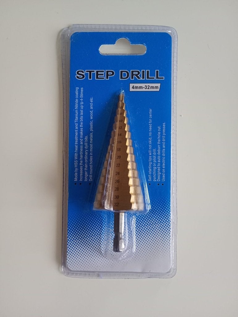 Stappenboor 4-32mm –HSS stappenboor, Ophalen of Verzenden, Nieuw, Overige typen