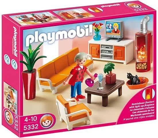 Playmobil Poppenhuis 5332: Woonkamer, Kinderen en Baby's, Speelgoed | Playmobil, Complete set, Nieuw, Ophalen of Verzenden, City life