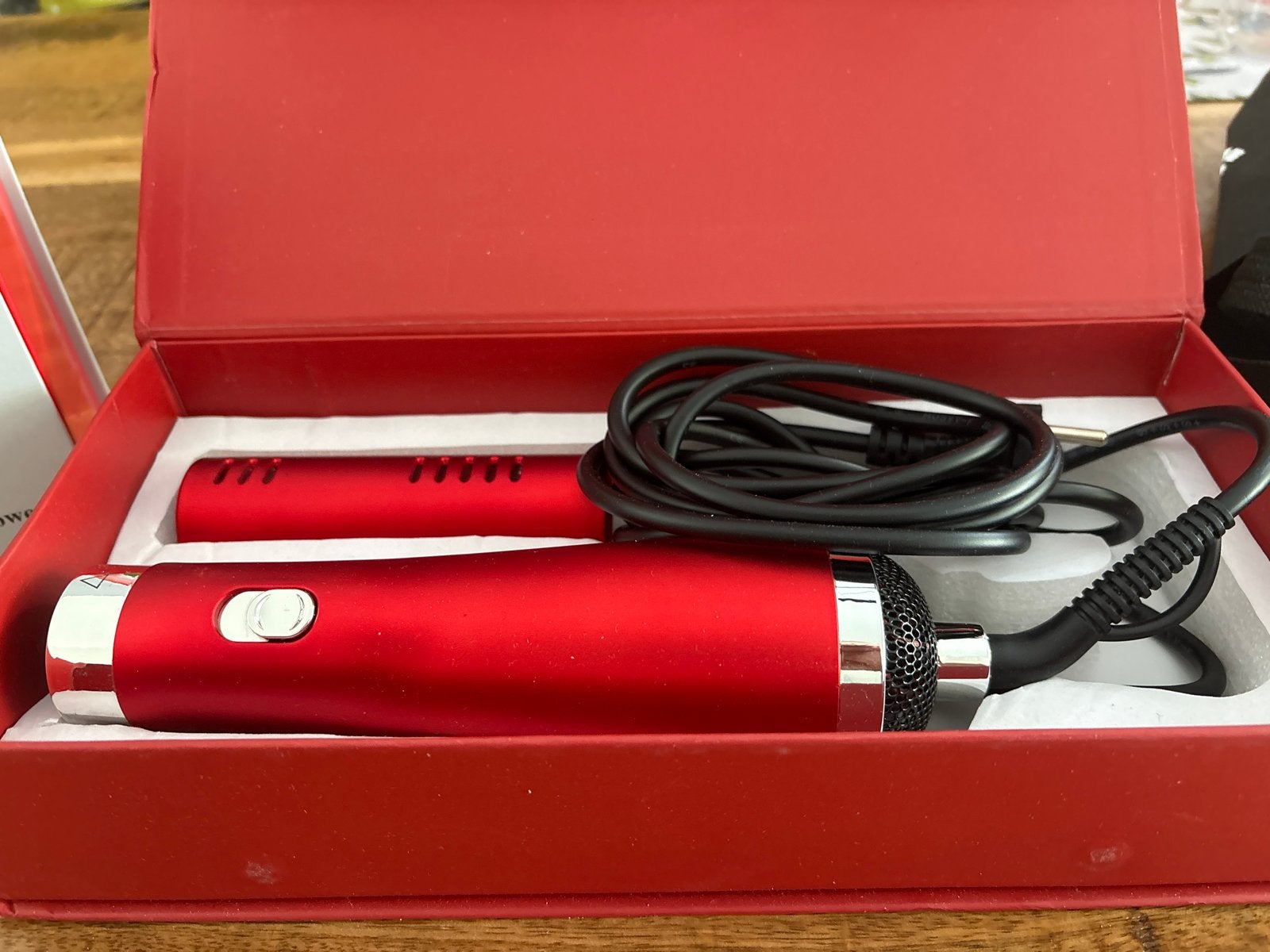 Hot blower, Ophalen of Verzenden, Zo goed als nieuw, Zangmicrofoon