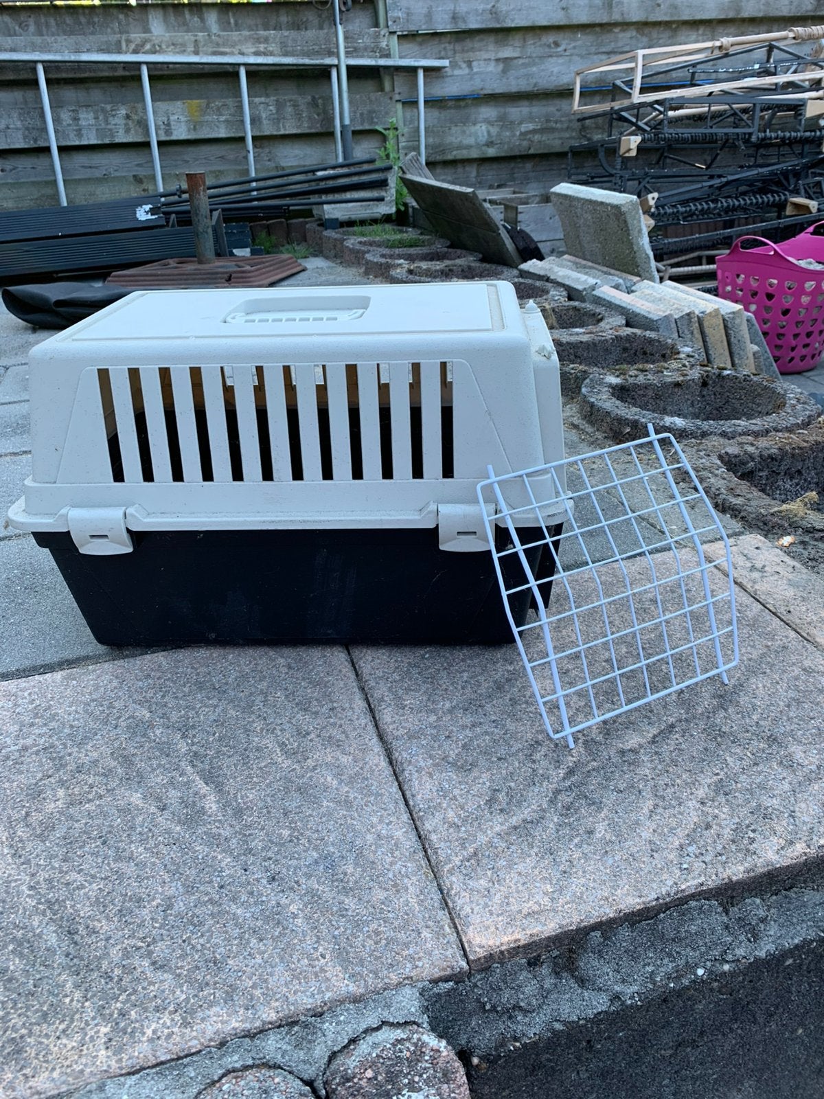 Transportbox voor dieren, Ophalen, Gebruikt