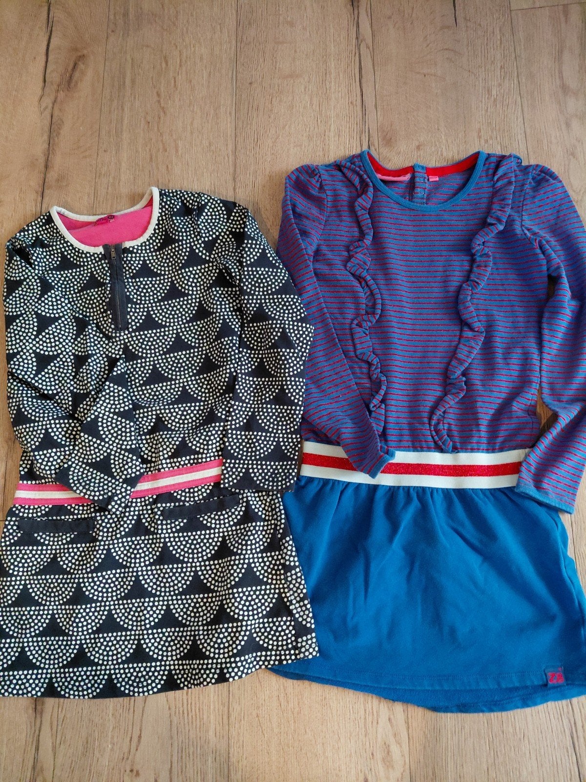2 super jurkjes/loff en Z8, Meisje, Z8, Ophalen of Verzenden, Zo goed als nieuw