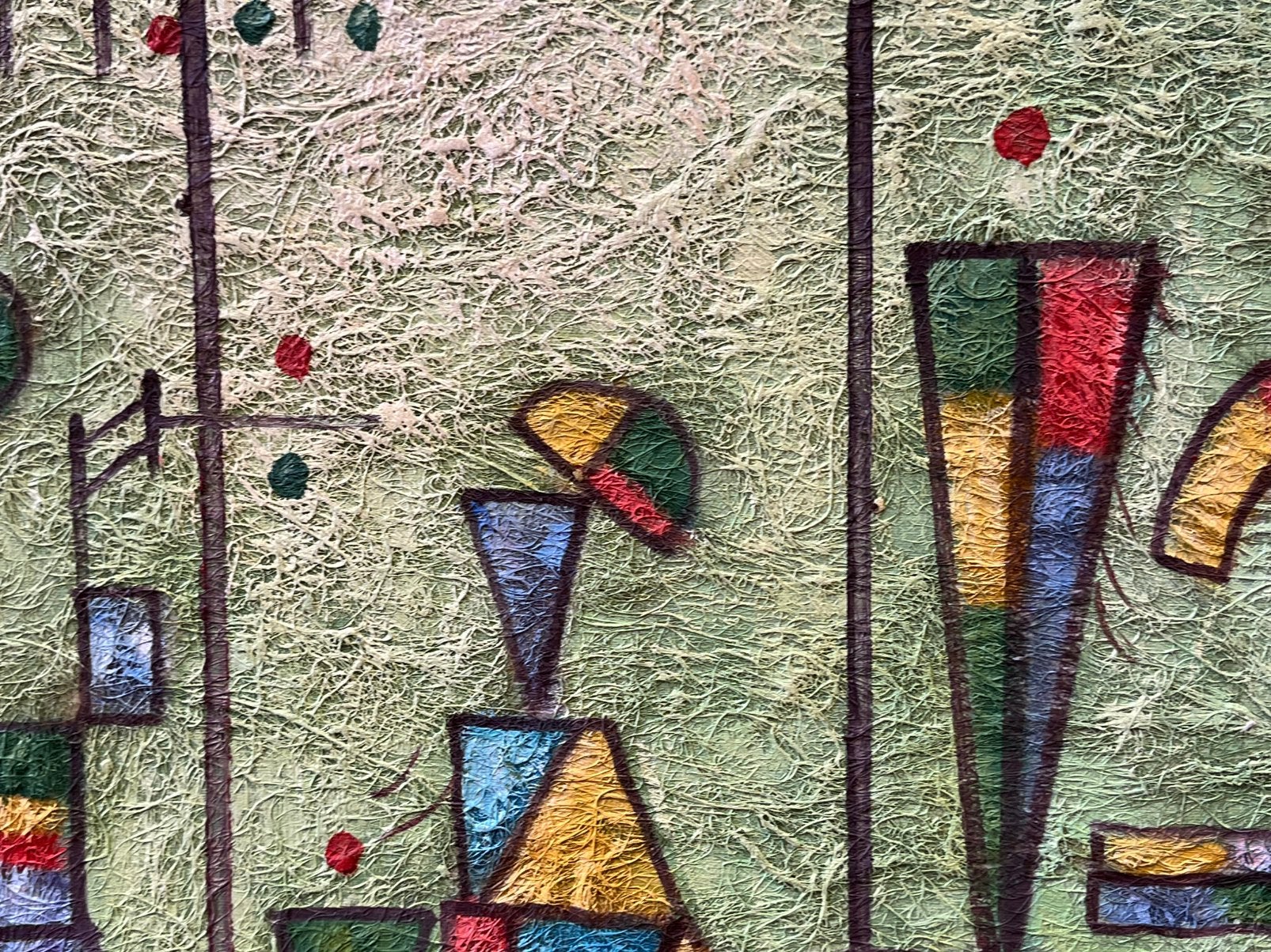 Uniek abstract schilderij — Harry Belong (B. Long), Ophalen of Verzenden