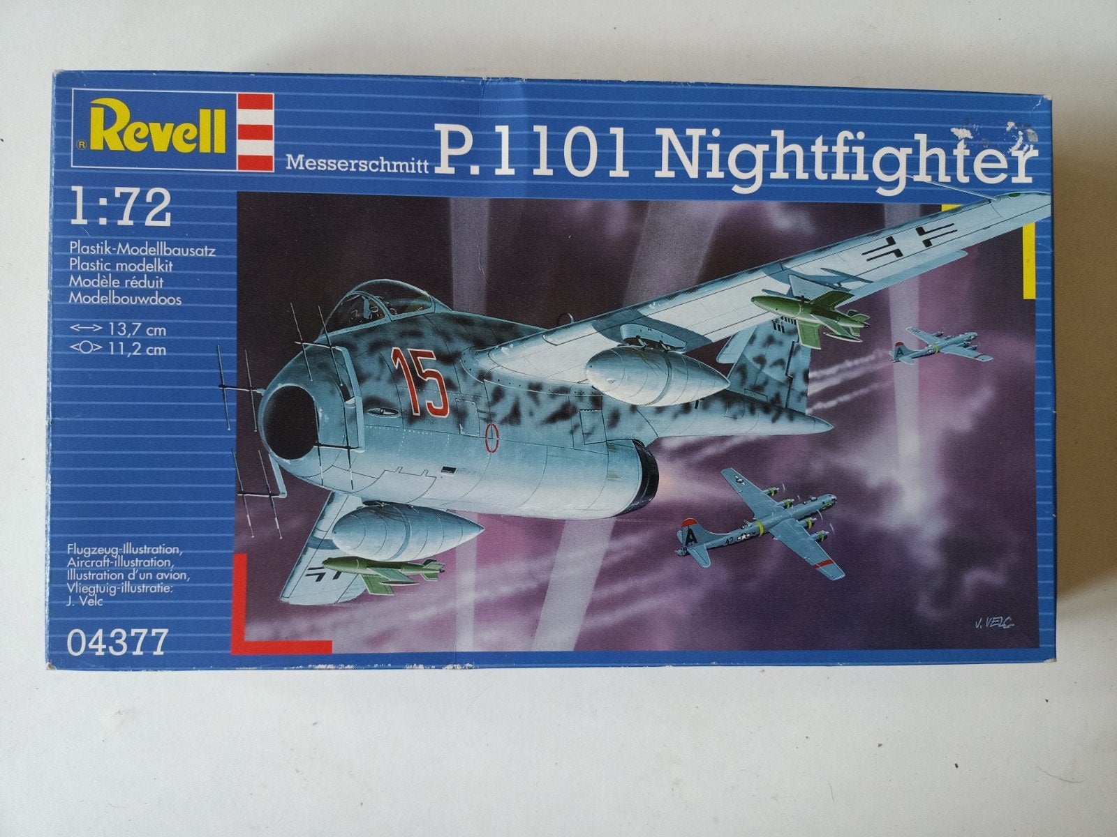 Revell 1/72 Messerschmitt P.1101 Nightfighter, 1:72 tot 1:144, Revell, Nieuw, Ophalen of Verzenden