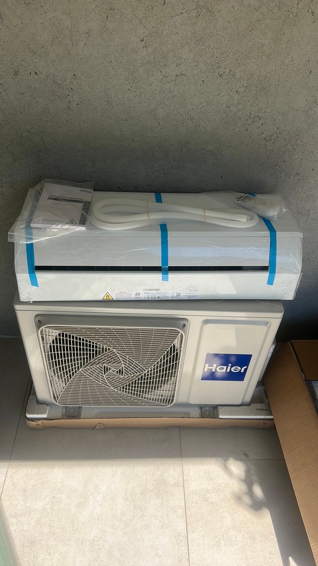 Haier Revive Plus 2 xwifi 2,5 kW + 5,0 kW Nieuwe, Ophalen of Verzenden, Zo goed als nieuw, Gevelraam of Ruit