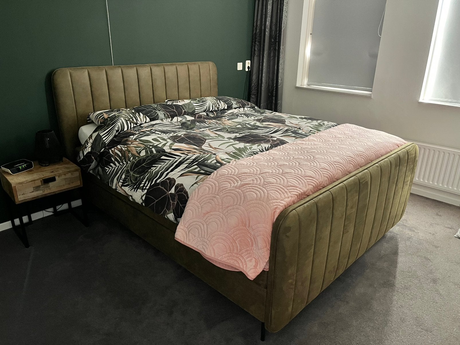 Swiss Sense Boxspring Home 223 compleet 160 x 200 zgan, Ophalen, Tweepersoons, Zo goed als nieuw, 200 cm