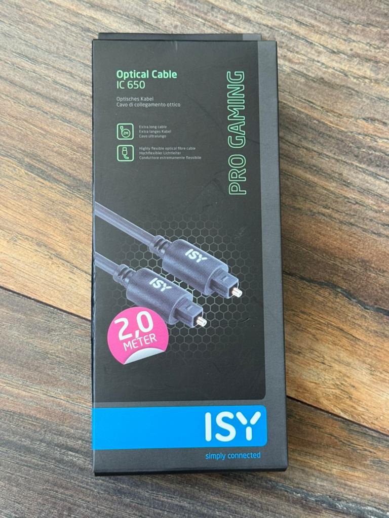 Optische kabel ISY IC 650, Ophalen of Verzenden, Nieuw