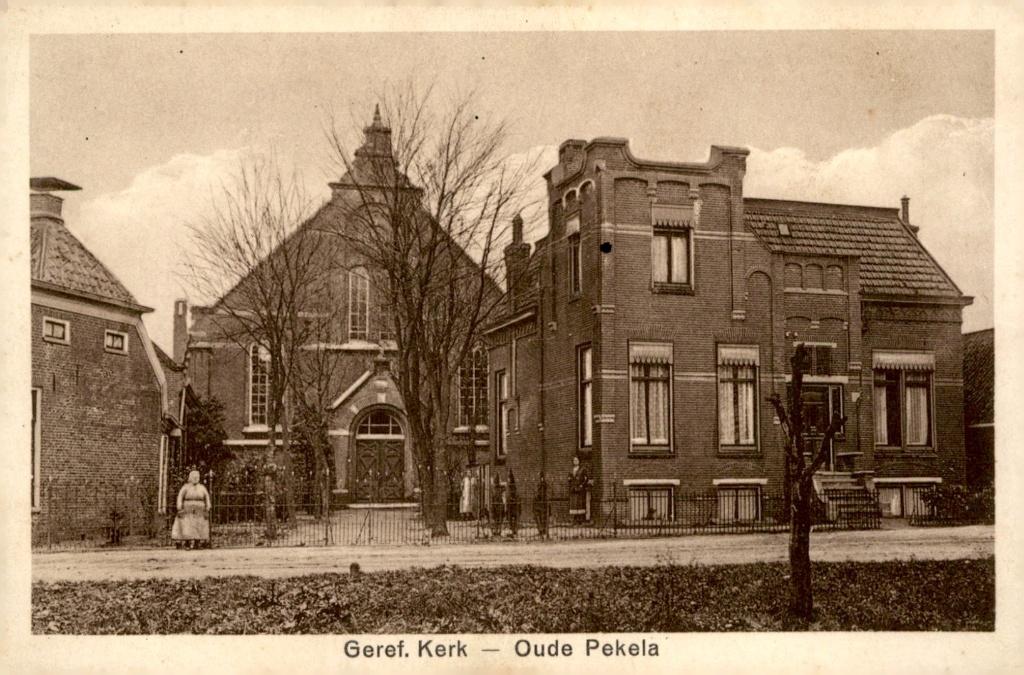 Oude Pekela Gereformeerde Kerk # 225, Verzenden, 1920 tot 1940, Gelopen, Groningen