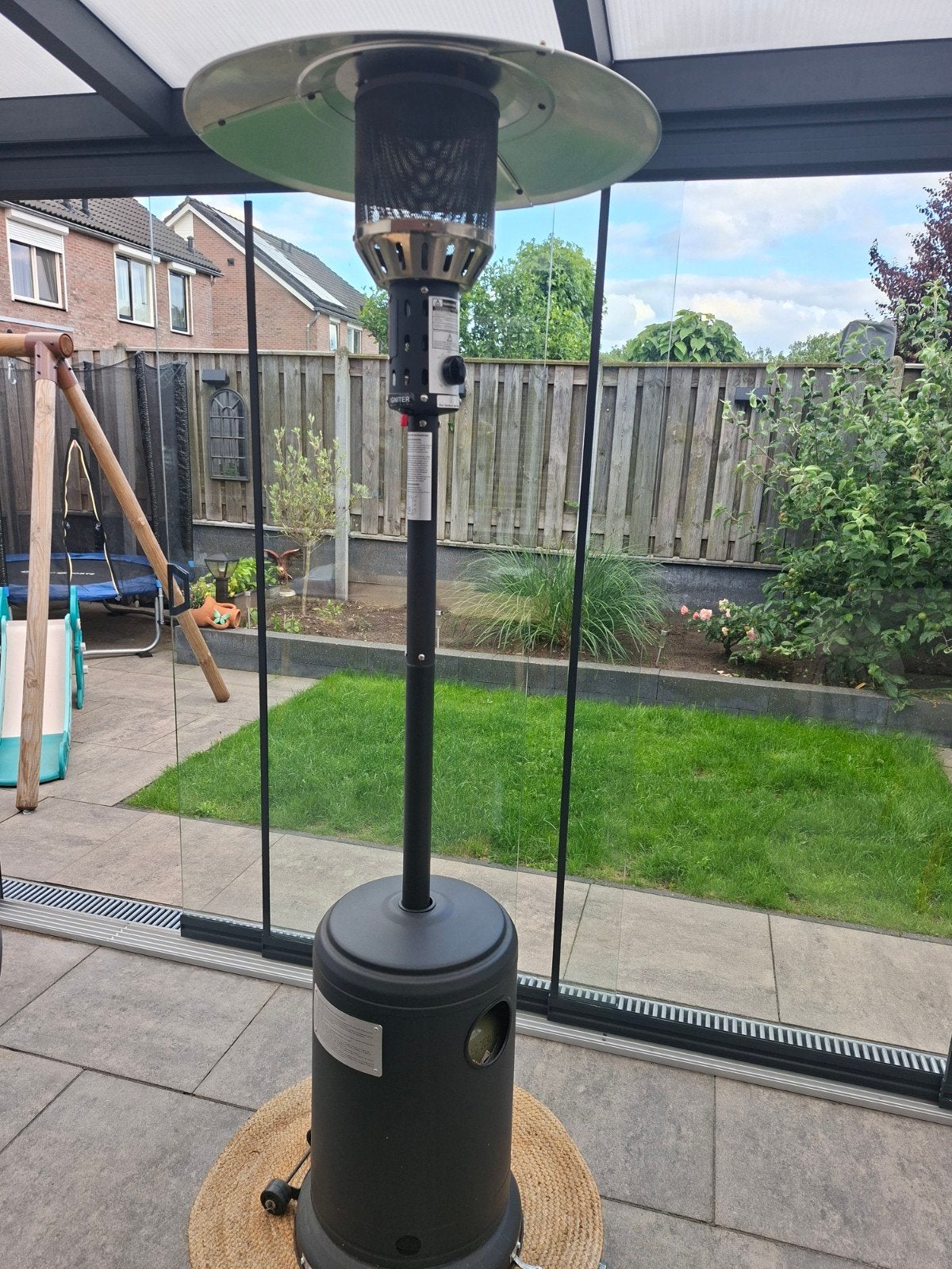 Terasverwarmer (gas) in zeer nette staat, Ophalen, Zo goed als nieuw, Gas, Vloer