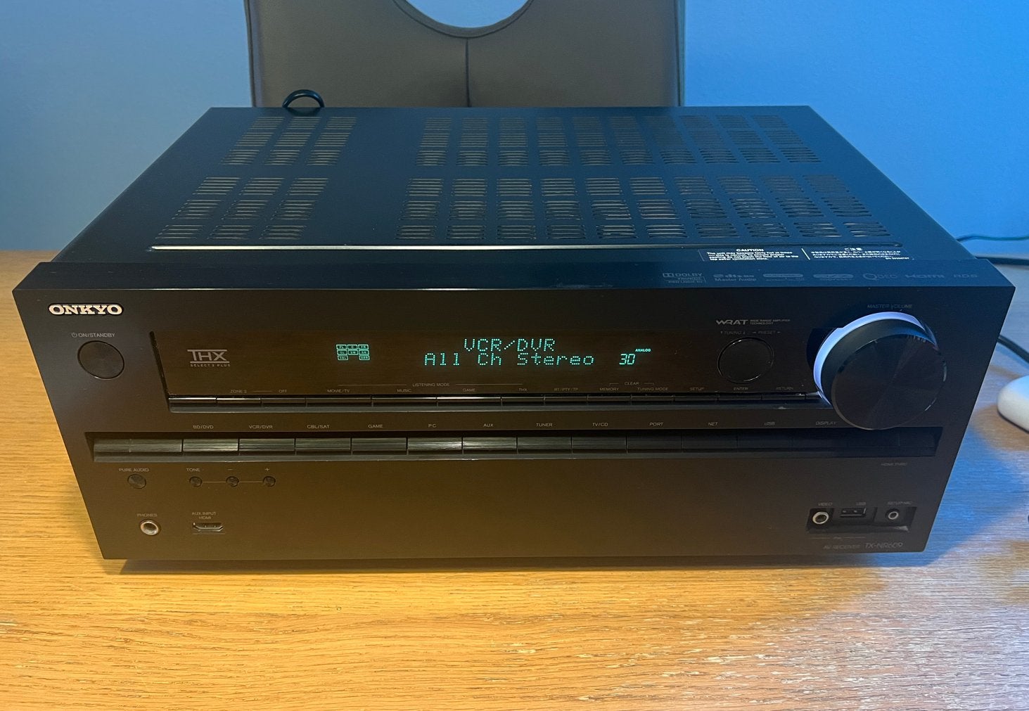 Onkyo TX-NR609 AV Receiver, Ophalen, 120 watt of meer, Onkyo