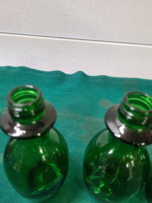 flesjes groen vintage 0.25l drie stuks, Ophalen of Verzenden, 'T Olde Gre-j, Info@toldegrej.nl, Endepoelstraat 20f Didam