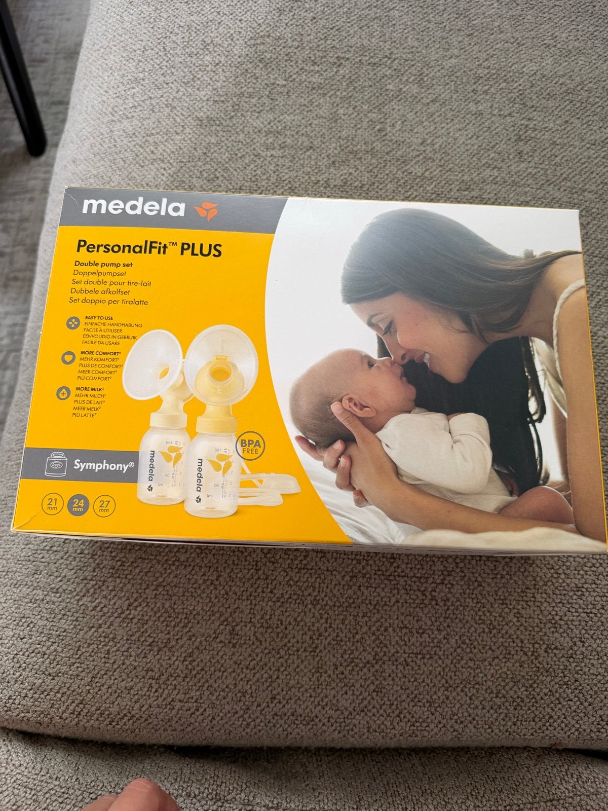 Medela PersonalFit Plus dubbele afkolfset - Zo goed als nieu, Ophalen, Zo goed als nieuw