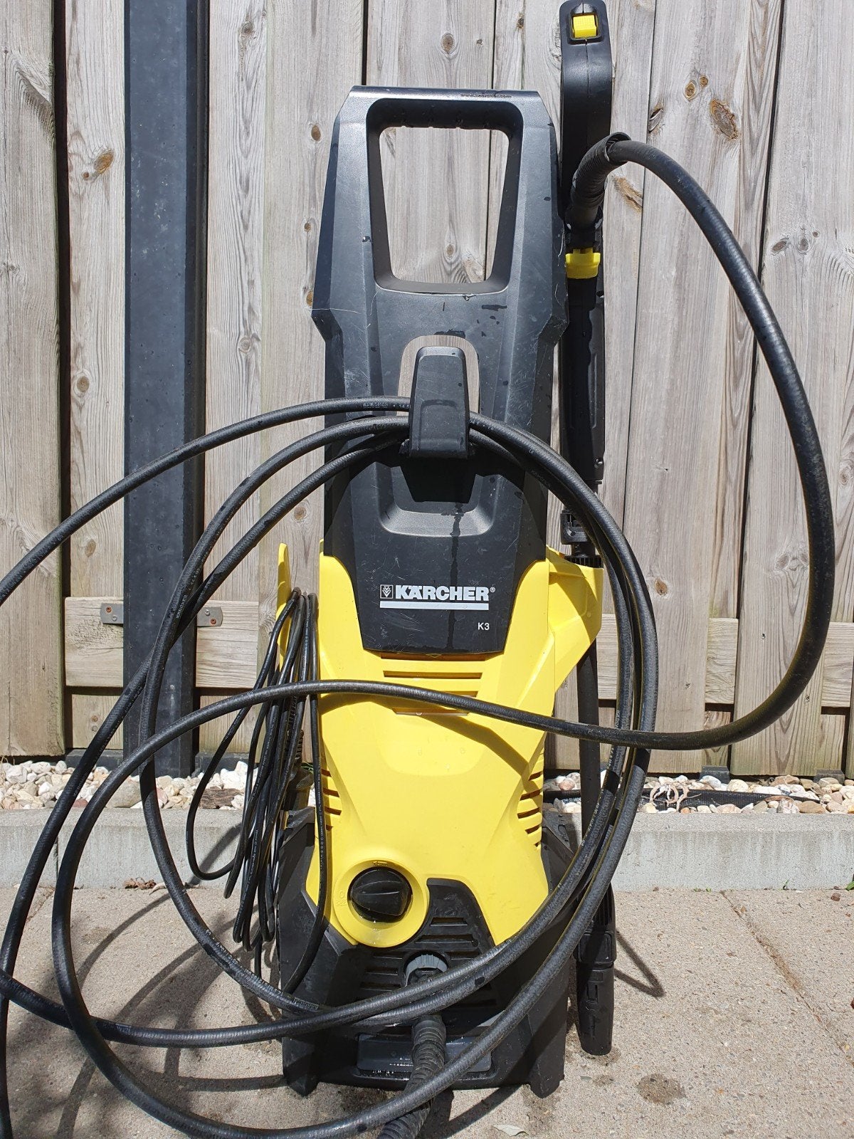 Kärcher K3 hogedrukreiniger met toebehoren + tuinslang, Tuin en Terras, Ophalen, Gebruikt, Elektrisch, Kärcher