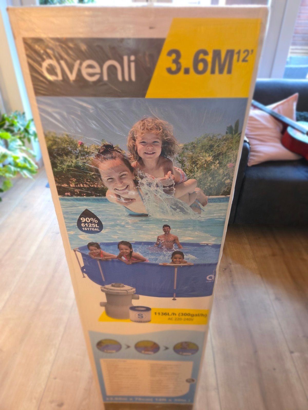 Avenli zwembad 3,6 meter 75 cm hoog, Tuin en Terras, Zwembaden, Ophalen, Minder dan 80 cm, Rond, Opzetzwembad
