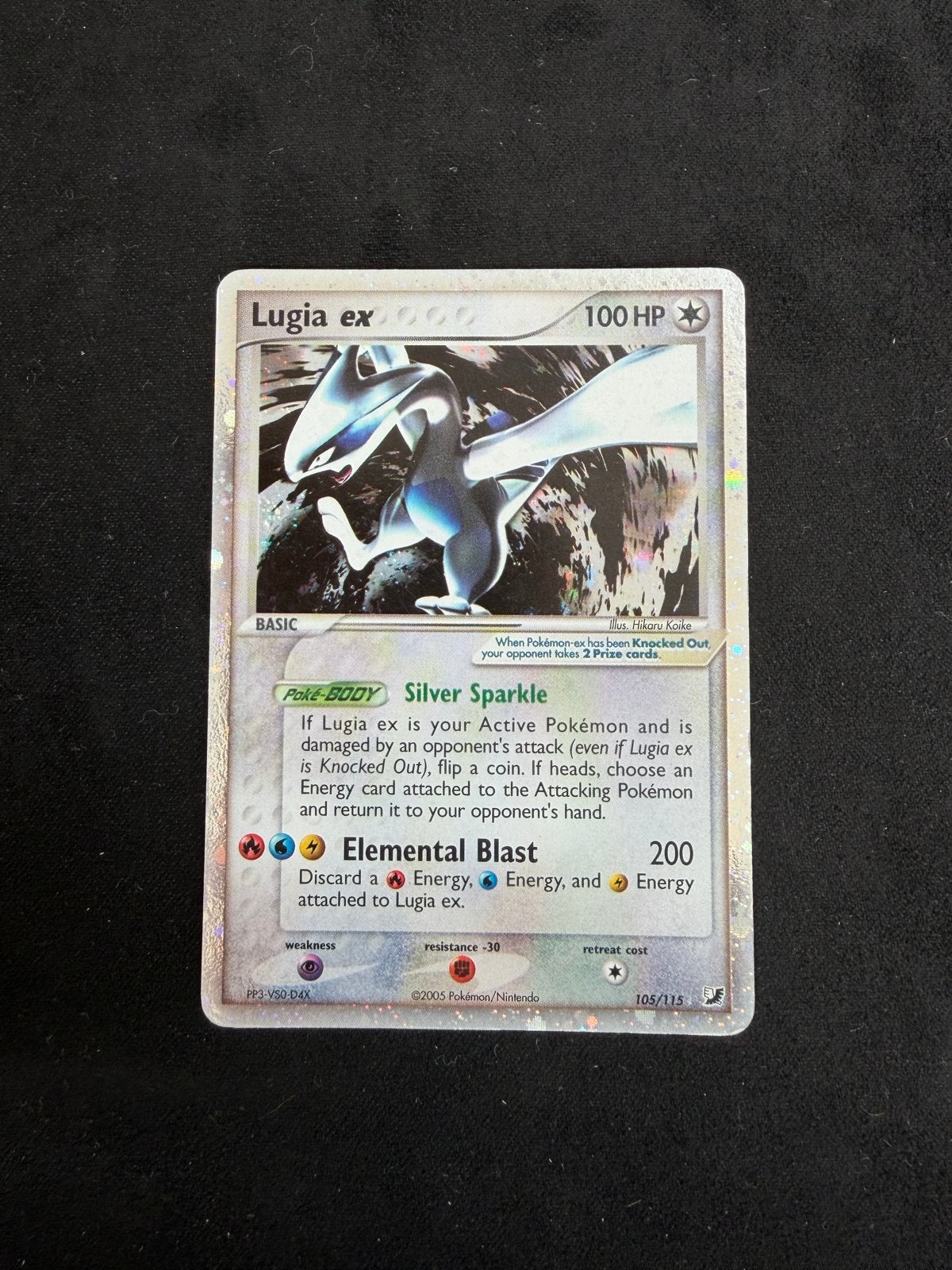 Lugia ex – EX Unseen Forces (Pokémon) – Zeer gewilde kaart, Ophalen of Verzenden, Zo goed als nieuw, Losse kaart