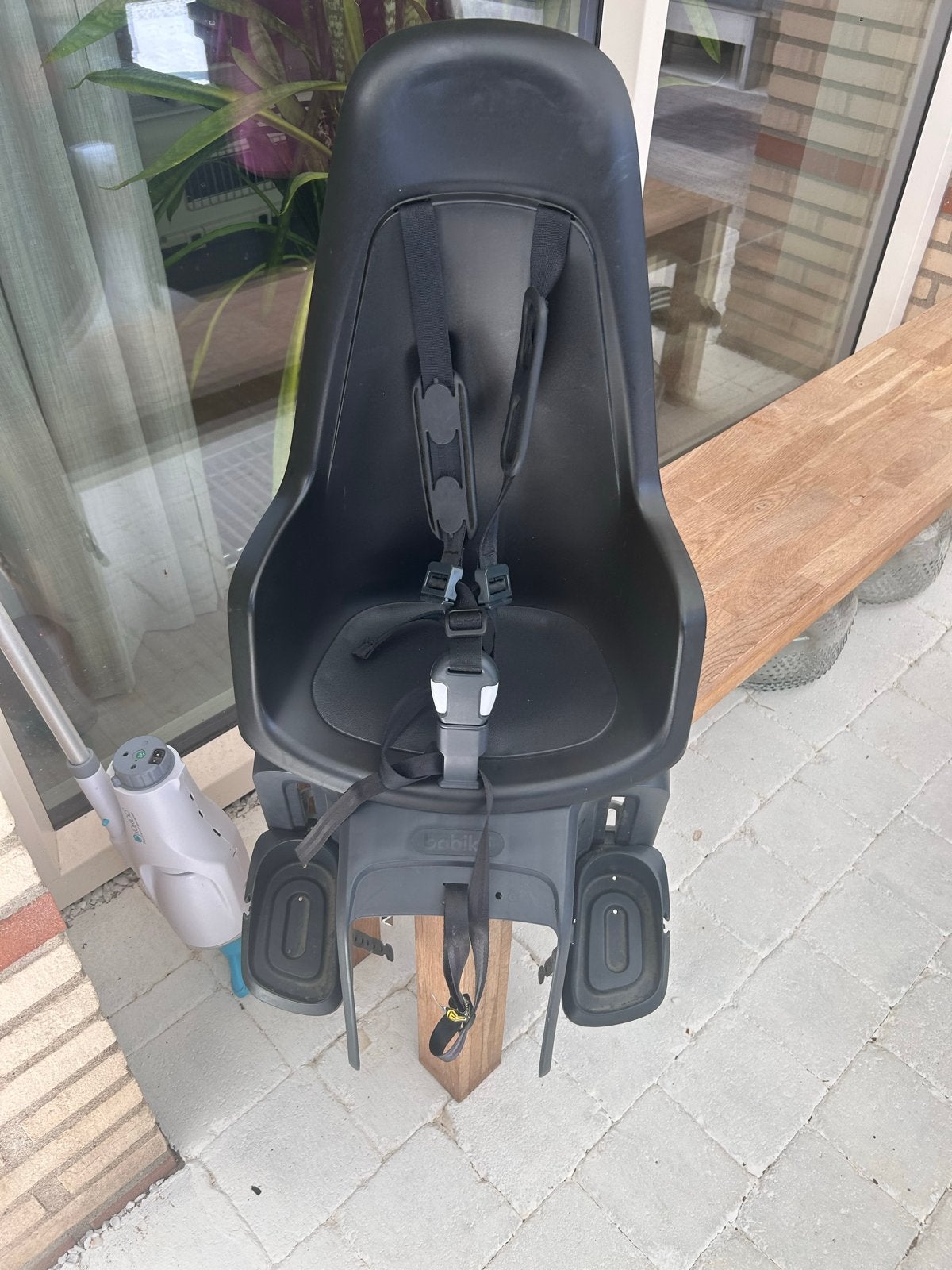 Bobike fietsstoel achterop - Veilig en comfortabel, Achterzitje, 9 t/m 18 kg, Ophalen of Verzenden, Gebruikt