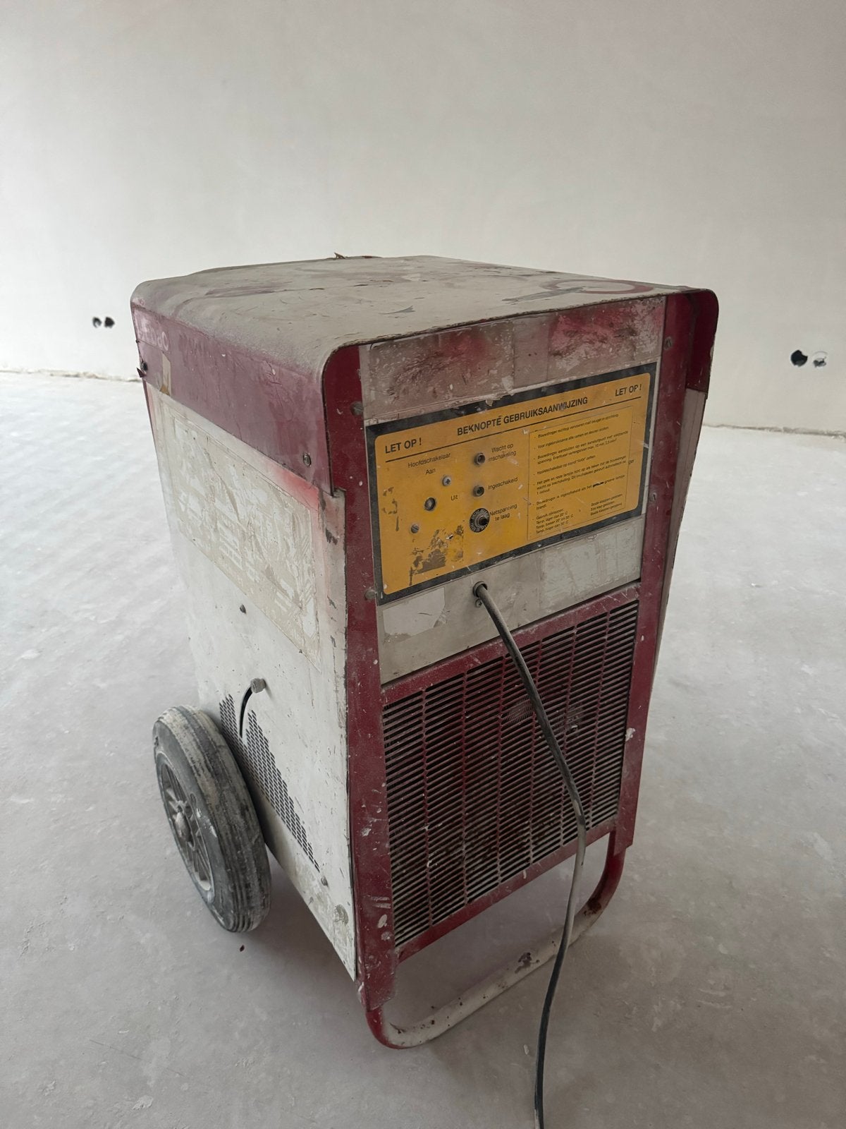 Ebac MK11 Bouwdroger - 80L/dag, 450m³, Mobiel, Ophalen, Gebruikt