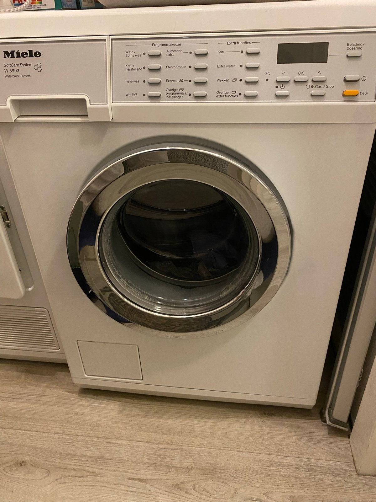 Miele W 5993 SoftCare System Wasmachine, Ophalen, 1200 tot 1600 toeren, Gebruikt, 8 tot 10 kg