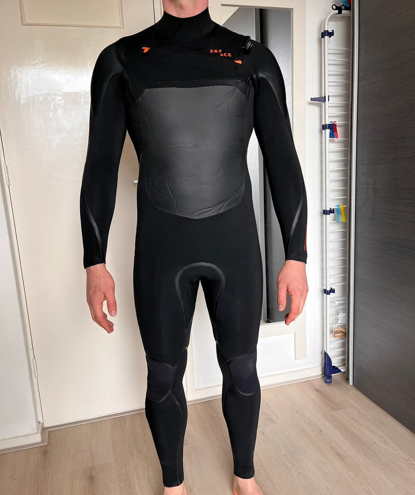 Wetsuit SRFACE winter 4/5 man maat LS, Ophalen, Zo goed als nieuw, Wetsuit