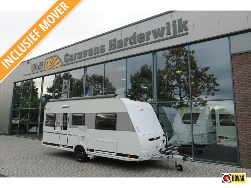 LMC Style 460 E MOVER+CASSETTEL.+FIETSEND, Standaardzit, Fietsenrek, Bedrijf, 4 tot 5 meter