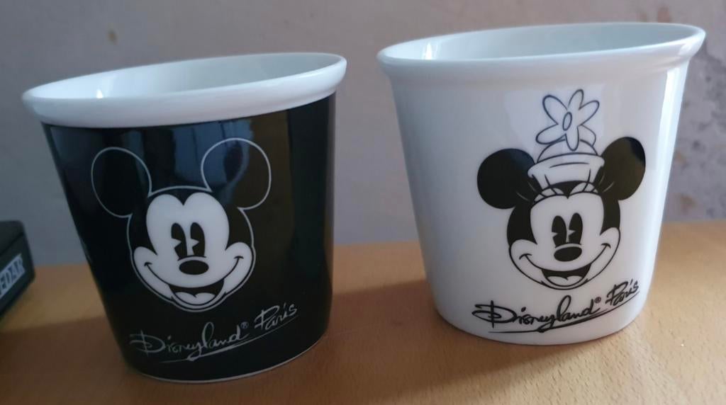 Mickey & Minnie beker / Disneyland Paris, Ophalen of Verzenden, Zo goed als nieuw