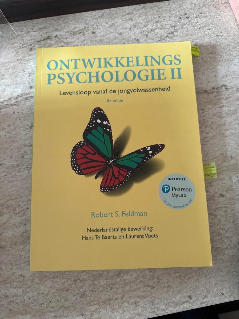 Ontwikkelingspsychologie II - Levensloop vanaf de jongvolwas, Ophalen of Verzenden, Zo goed als nieuw, Ontwikkelingspsychologie