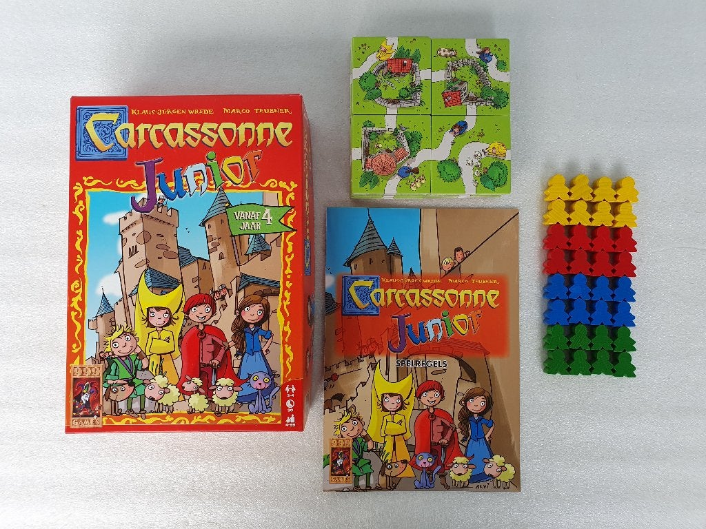 Gezelschapsspel Carcassonne Junior (999 Games), Ophalen of Verzenden, Gebruikt, 999 Games