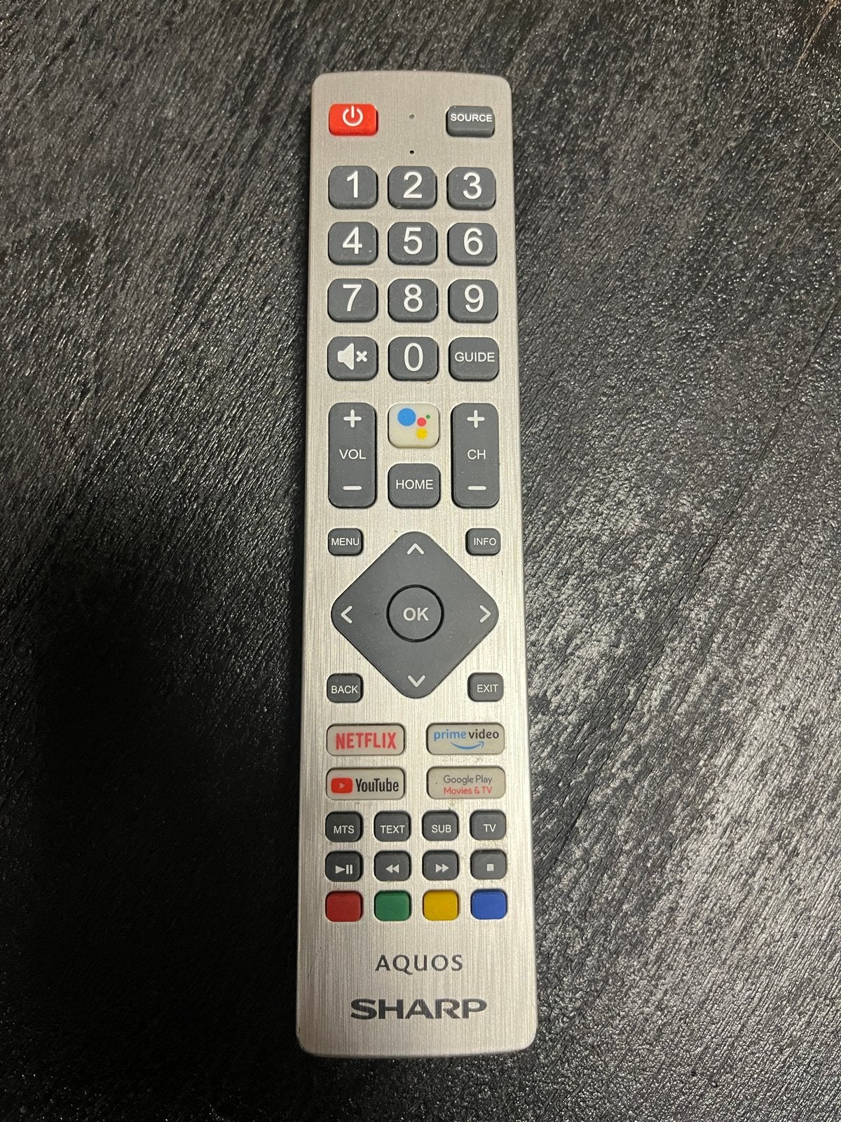 Sharp Aquos afstandsbediening - Nieuwstaat, Ophalen of Verzenden, Zo goed als nieuw, Origineel, Tv