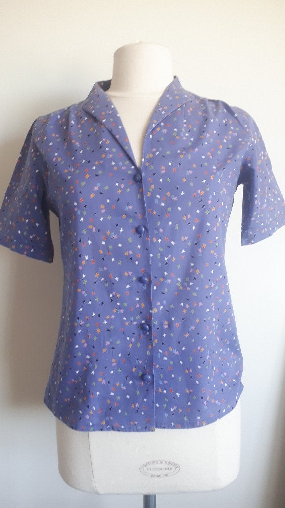 Blouse Paars Maat 38/40 Cris Devi, Maat 38/40 (M), Cris Devi, Paars, Ophalen of Verzenden