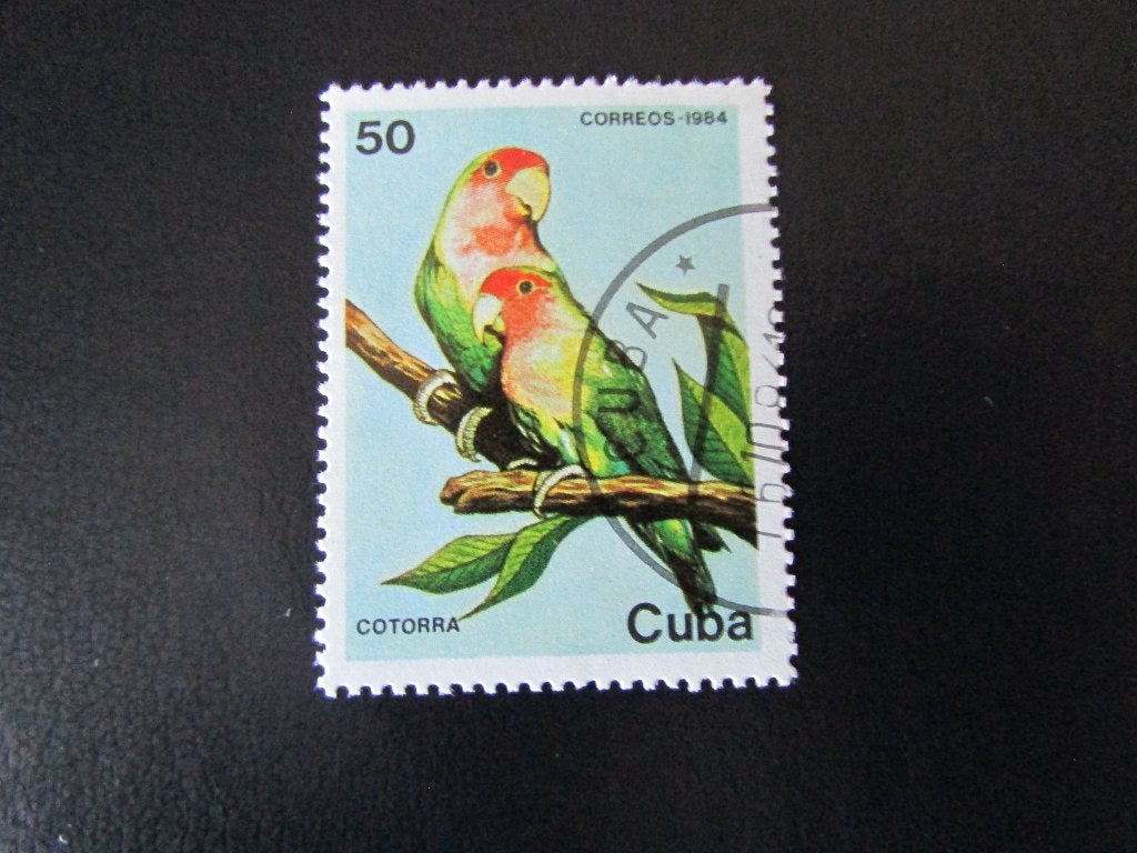 Postzegel Vogel: Dwerg-Papegaai uit Cuba, Ophalen of Verzenden, Gestempeld, Dier of Natuur