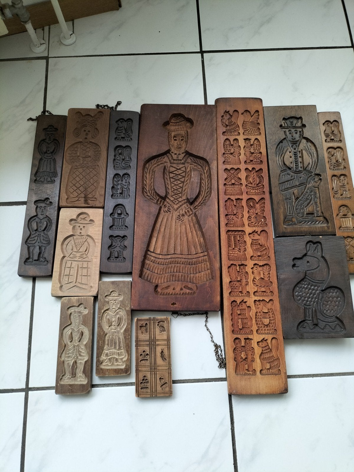 Collectie speculaas planken, Ophalen