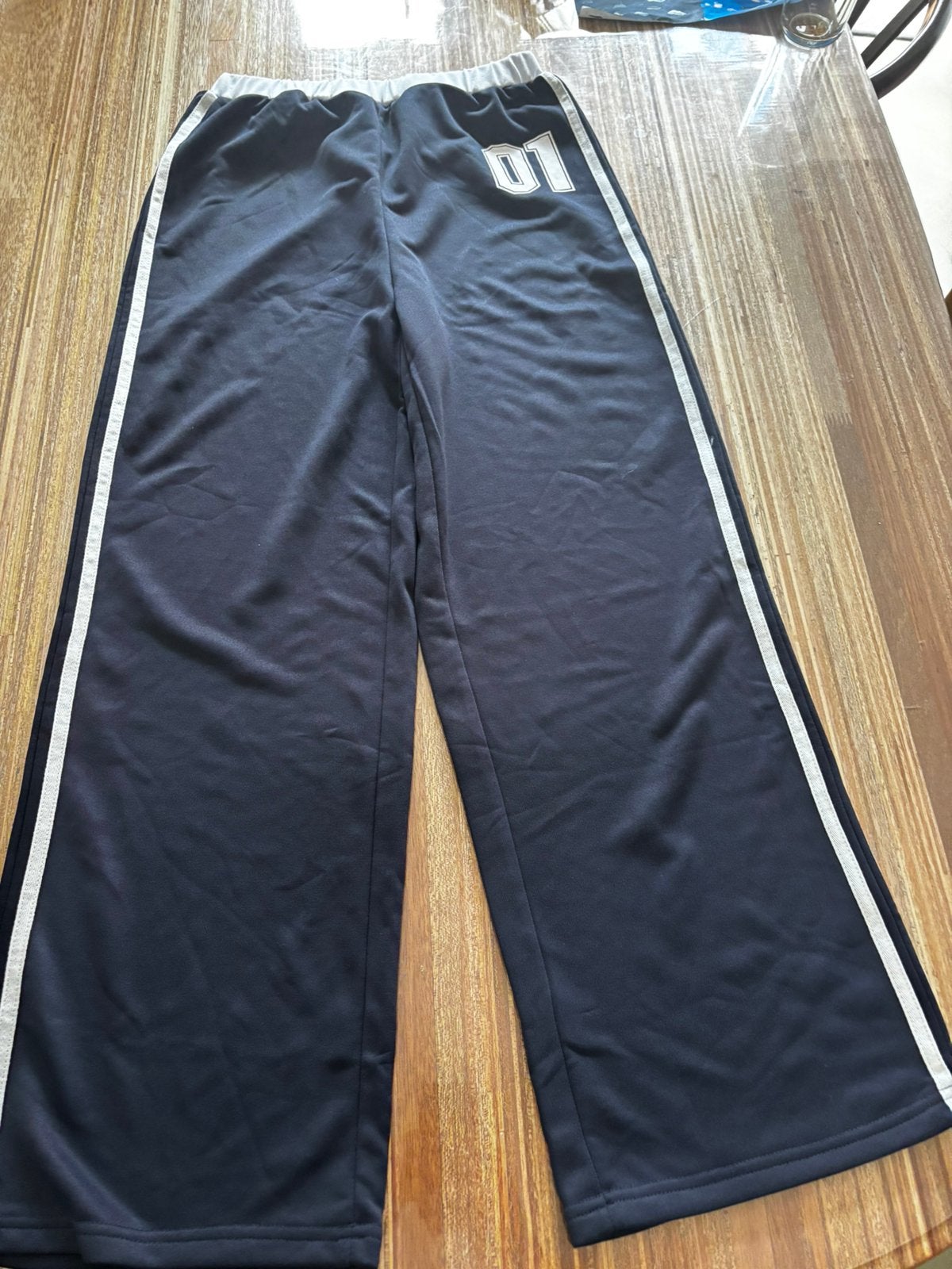 Broek met wijde pijpen en bies maat 176, Ophalen of Verzenden, Nieuw, Meisje, Broek