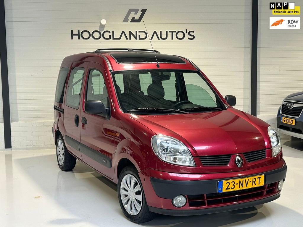 Renault Kangoo 1.6-16V Privilège, Gebruikt, Metallic lak, 1095 kg, 49 €/maand