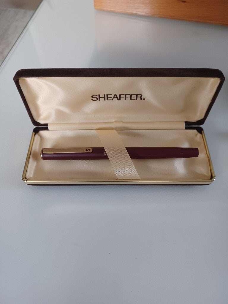 Sheaffer Sentinal F-4 Vulpen. Lees Omschrijving!, Sheaffer, Gebruikt, Met doosje, Ophalen of Verzenden