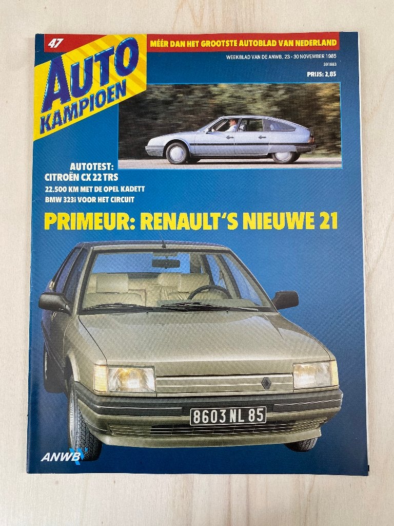 Autokampioen 47 1985, Ophalen of Verzenden, Gelezen, Renault
