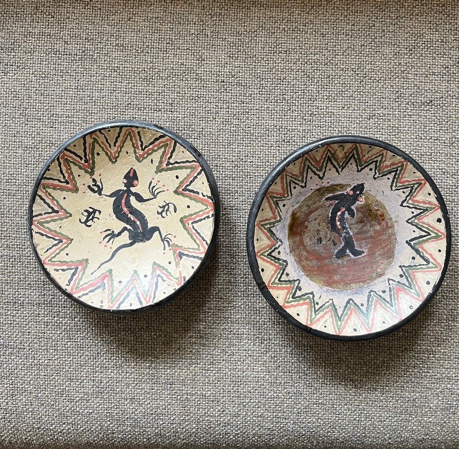 Twee Afrikaanse schaaltjes, Antiek en Kunst, Ophalen of Verzenden