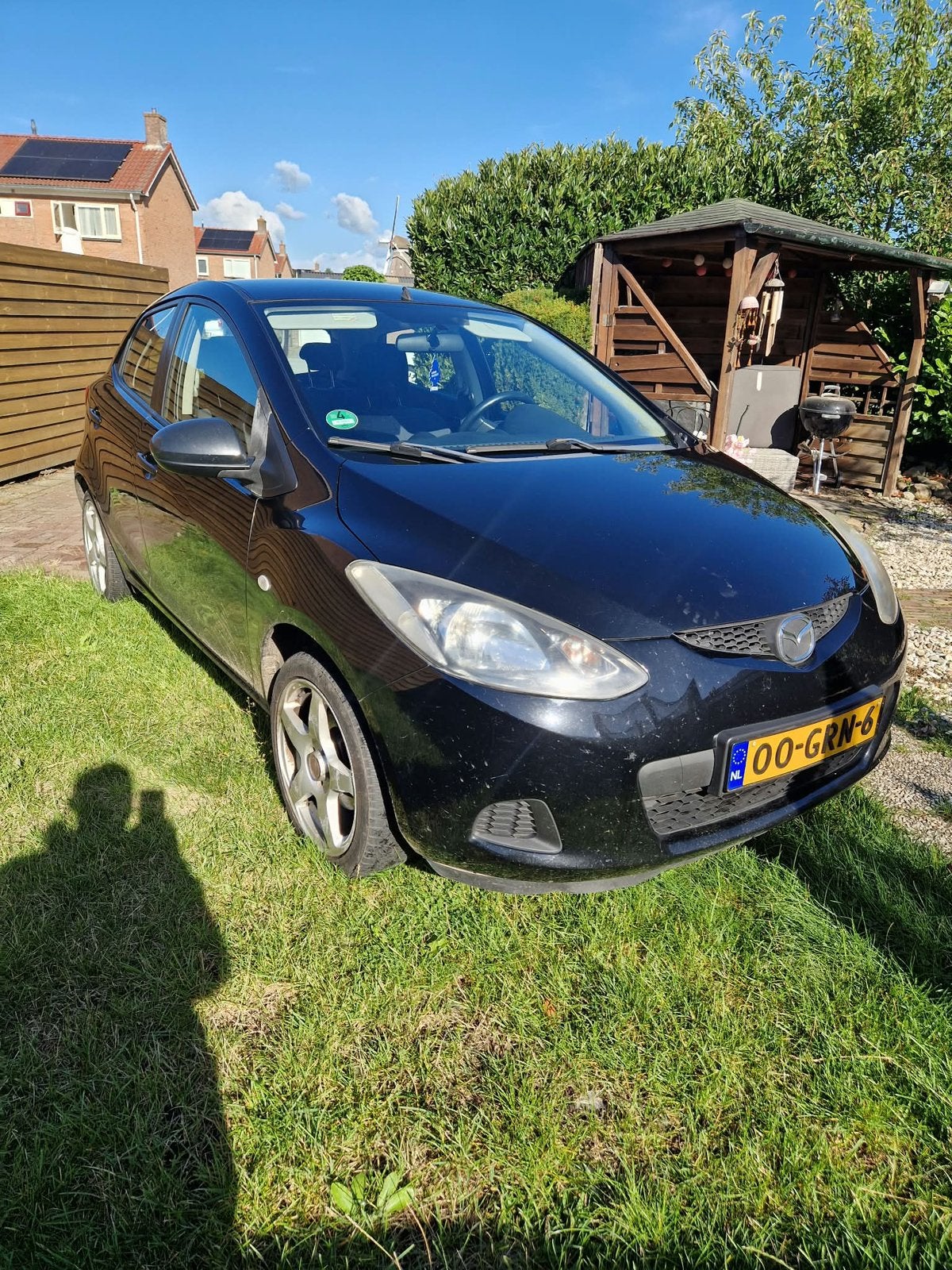 Mazda 2 1.3 55KW 5DRS 2008 Zwart, Voorwielaandrijving, Stof, 74 pk, Origineel Nederlands