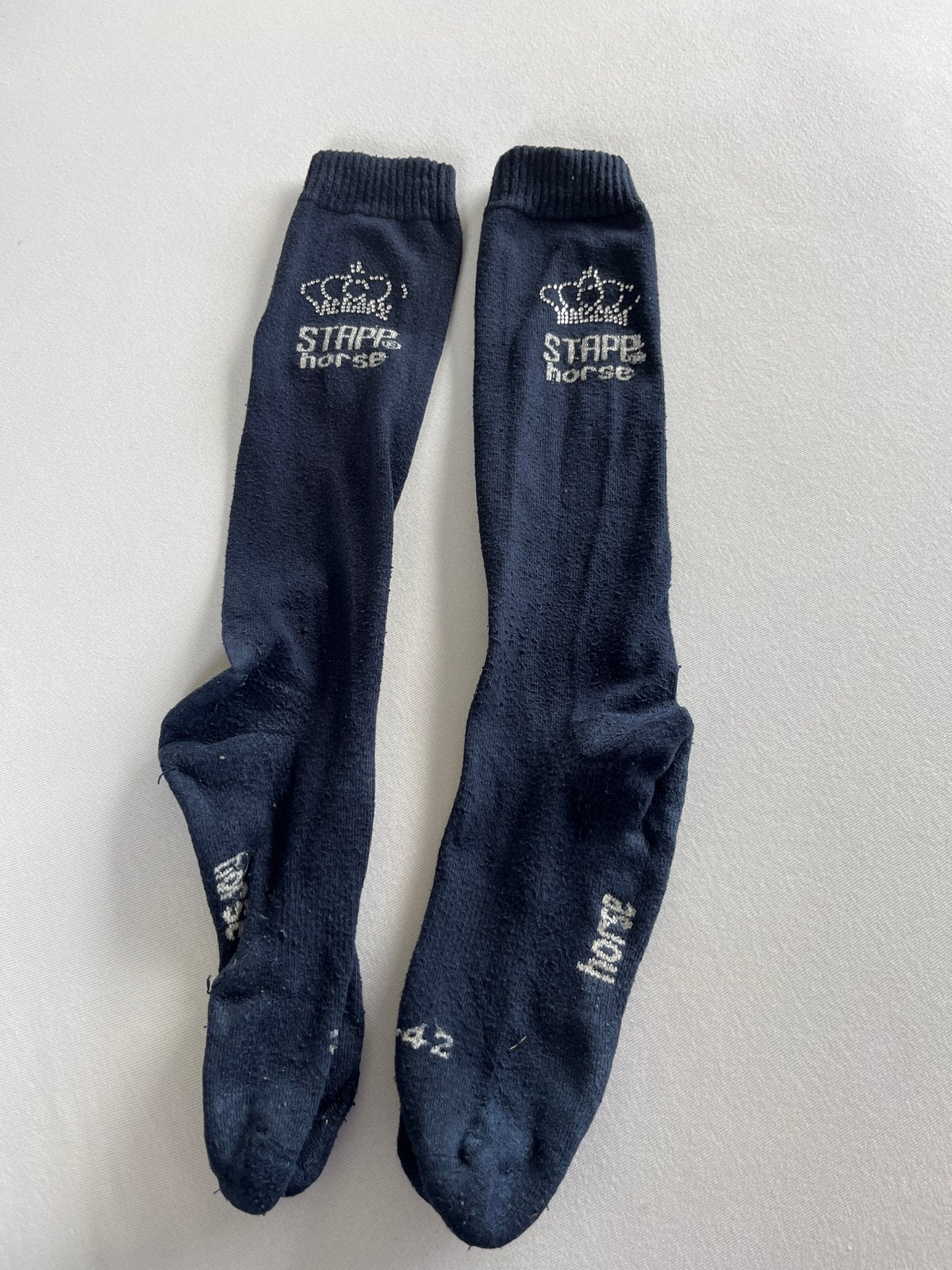 Stapp horse paardrij sokken 39-42 donkerblauw, Ophalen of Verzenden, Zo goed als nieuw, Schoeisel